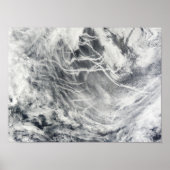 Scheepssporen in de Stille Oceaan Poster (Voorkant)