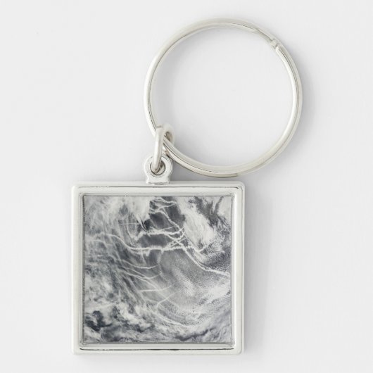 Scheepssporen in de Stille Oceaan Sleutelhanger (Voorkant)