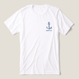 Scheepsstrepen Anker Verjaardag Tri-Blend Shirt