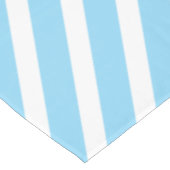 Scheepsstrepen | Babyblauw en wit gestreept Tafelkleed (Gekanteld)