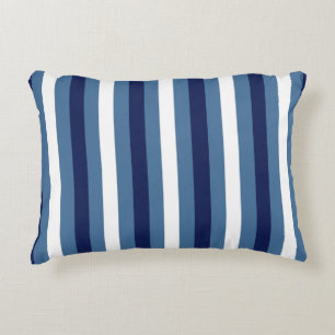 Scheepsstrepen Navy Smokey Blue Crisp White Accent Kussen