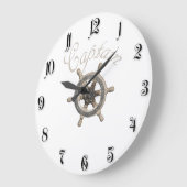 Scheepsstuurwiel Grote Klok (Hoek)