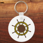 Scheepsstuurwiel Sleutelhanger (Voorkant)