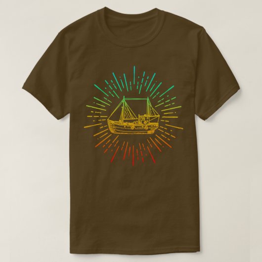 Scheepstekening T-shirt (Design voorkant)