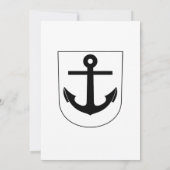 Scheepsthema Scheepsbord Huwelijk Kaart (Achterkant)