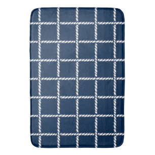 Scheepstouw Weefsel – Kustmarine Blauw Badmat