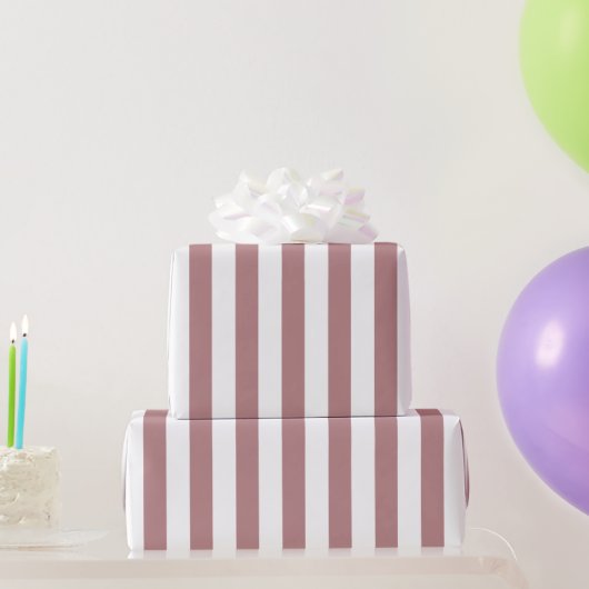 Scheepsvaart Stof Roze & Witte Strepen Cadeaupapier (Feestgeschenken)