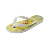 Scheepsvaart Zee Citroen Groene Kinder Slippers Teenslippers (Schuin)
