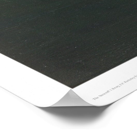 Scheepsvaartuig...in Storm (1261) Poster (Hoek)