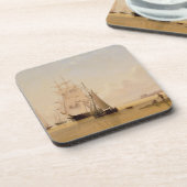 Scheepsverf (olie op doek) 2 drankjes onderzetter (Linkerzijde)