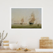 Scheepsverf (olie op doek) poster (Keuken)