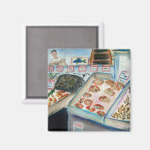 Scheepsverkoop Magnet (Pike Place Seattle) (Voorkant / Achterkant)