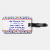 Scheepsvlag 5 Gezegden voor de slacht Bagagelabel (Achterkant horizontaal)