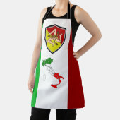 Scheepsvlag Sicilië (Italië) Schort (Insitu)