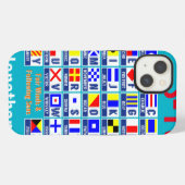 Scheepsvlaggen iPhone Hoesje (Achterkant horizontaal)