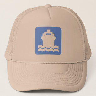 Scheepsvorm - Babyblauw Trucker Pet