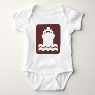 Scheepsvorm - donkerbruin romper