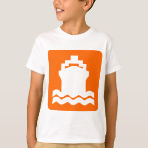 Scheepsvorm - Oranje T-shirt