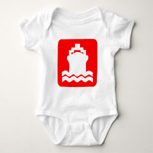Scheepsvorm - rood romper
