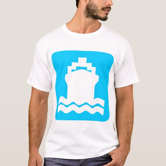 Scheepsvorm - Sky Blue T-shirt (Voorkant)