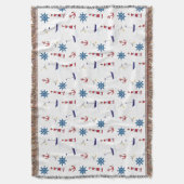 Scheepswand van de Nautical Anchor Boat Lighthouse Deken (Voorkant Verticaal)