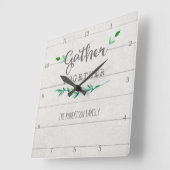 Scheepswerf Hout Eenvoudig leder Samen Vierkante Klok (Hoek)