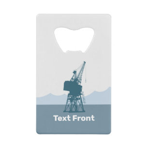 Scheepswerf Kraan Creditkaart Flessenopener