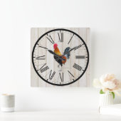 Scheepswerf met schuifbalkontwerp vierkante klok (Huis)