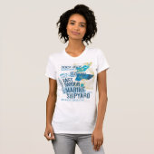 Scheepswerf - Oostkust Nautische Yach T-shirt (Voorkant volledig)