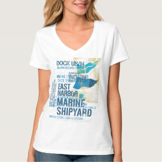 Scheepswerf - Oostkust Nautische Yach T-shirt