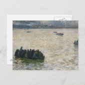 Scheepswerven die naar huis terugkeren op de Elbe Briefkaart (Voorkant / Achterkant)