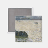 Scheepswerven die naar huis terugkeren op de Elbe Magneet (Voorkant / Achterkant)