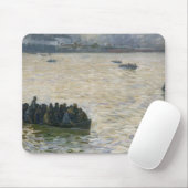 Scheepswerven die naar huis terugkeren op de Elbe Muismat (Met muis)