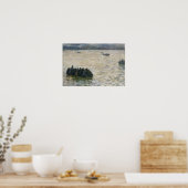 Scheepswerven die naar huis terugkeren op de Elbe Poster (Keuken)