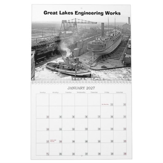 Scheepswerven Kalender (Jan 2027)