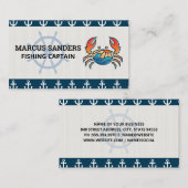 Scheepswiel | Ankerpatroon | Crab Logo Visitekaartje (Voorkant / Achterkant)