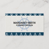 scheepswiel | ankerpatroon visitekaartje (Voorkant)