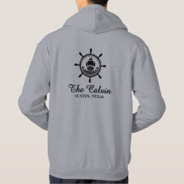 Scheepswiel bootnaam hoodie
