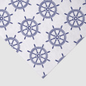  scheepswiel Captain’s Wheel - Blauw Tissuepapier (Detail)