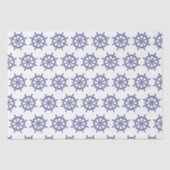 scheepswiel Captain’s Wheel - Blauw Tissuepapier (Voorkant)