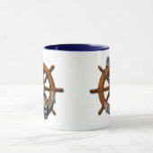 Scheepswiel en ankerplaats mok (Midden)