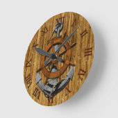 Scheepswiel en ankerplaats ronde klok (Hoek)