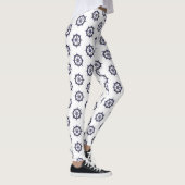 Scheepswiel marine Nautical Boat Kapitein Sailors Leggings (Rechts)