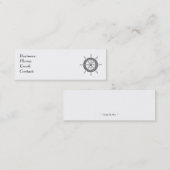 Scheepswiel Mini Visitekaartje (Voorkant / Achterkant)