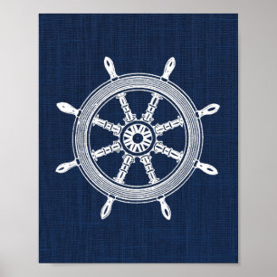 Scheepswiel Nautical Print