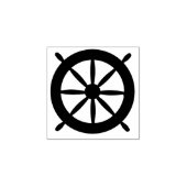 Scheepswiel Rubberstempel (Afrduk)