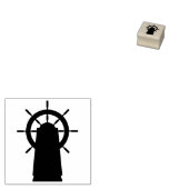 Scheepswiel Rubberstempel (Gestempeld)