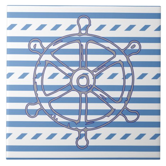 Scheepswiel Tegeltje (Voorkant)