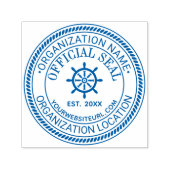 Scheepswiel Touw #2 Officieel Stempel Naam Loc URL (Design)