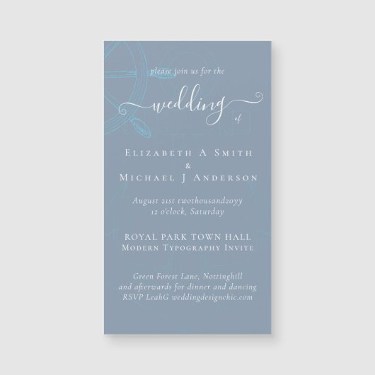 Scheepswiel Trouwdag (Voorkant)